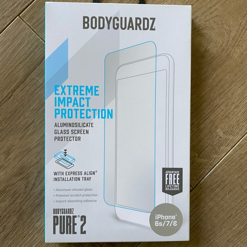 iPhone 6s/7/8 Glass Screen Protector by Bodyguardz